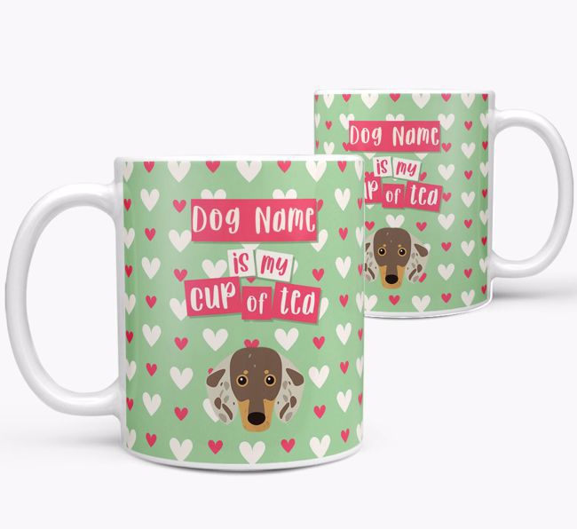 Personalised {breedFullName} '{dogsName} is my Cup of Tea' Mug